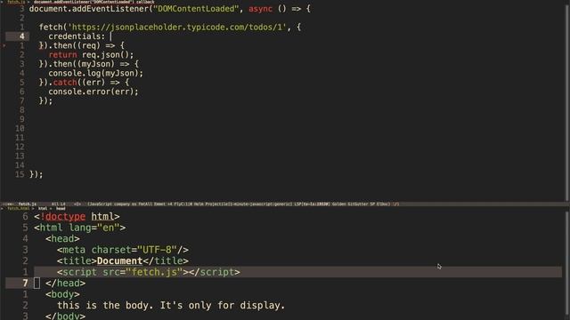 Fetch Using Cookies - 1 Minute JavaScript смотреть онлайн