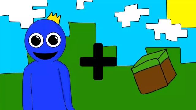 Green + Blue = ??? | Roblox Rainbow Friends Animation смотреть онлайн