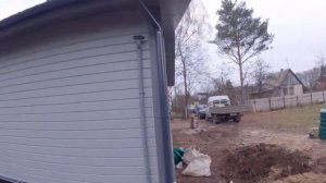 Монтаж бюджетного септика Диамант 4 на участке с высокими грунтовыми водами.