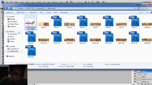 Tutorial Design Album Dokumentasi (Photoshop CS4 Extended) смотреть онлайн
