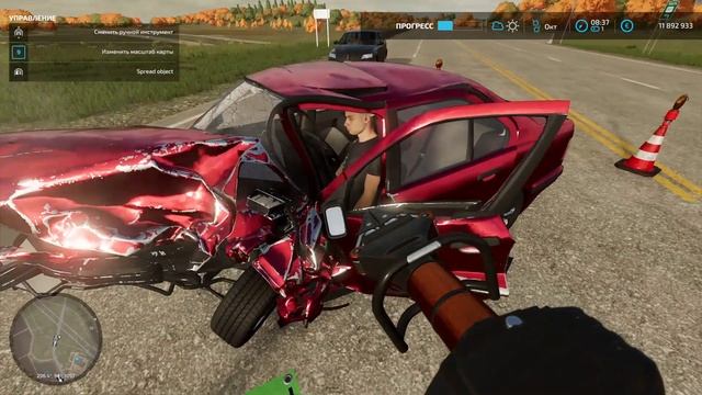 FS 22 - Ферма в огне. Обзор пожарного мода Emergency Pack смотреть онлайн