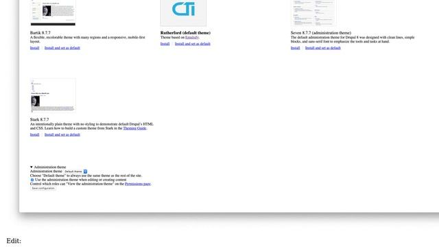 How to install and enable a default and admin theme in a Drupal 8 install profile with just YML... смотреть онлайн