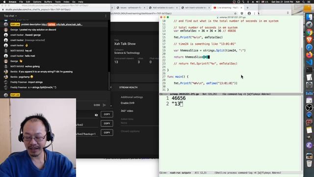 EmTime system. Live coding golang. convert 24h time system to 36h system with base 6 notation смотреть онлайн