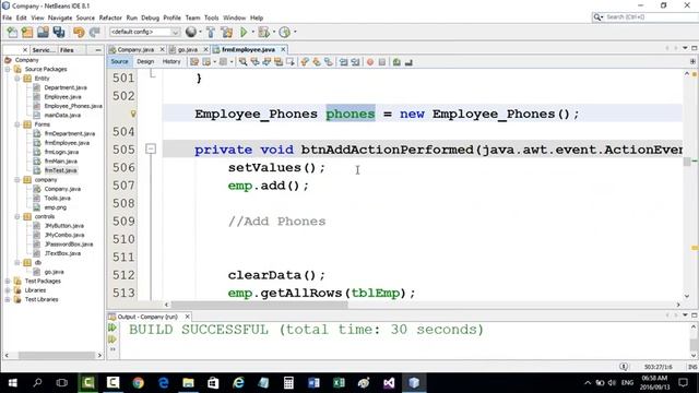 Add Phones With Add Employee In JAVA #284 смотреть онлайн
