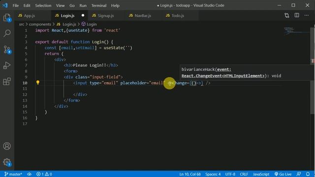 #1 Creating UI for login , signup page and adding Routing | React & firebase tutorial in Hindi смотреть онлайн