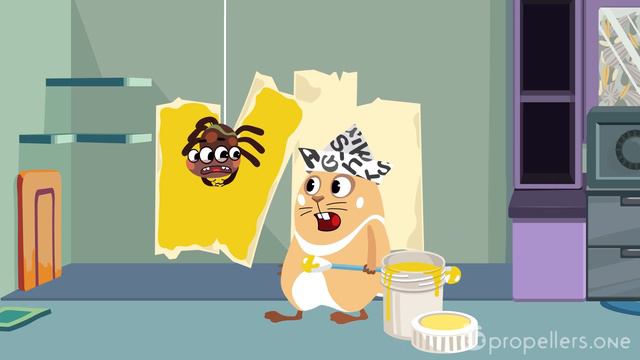 Greg Decorates his Room | Decoration Ideas Cartoon | Grumpy Greg смотреть онлайн