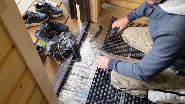 Установка плёночного теплого пола смотреть онлайн