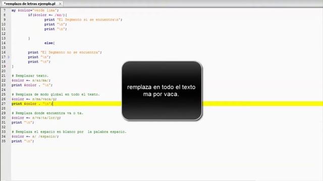 perl - reemplazo de letras смотреть онлайн