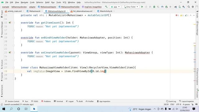 Pemrograman Kotlin Android Studio | RecyclerView dan Membuat Detail Data смотреть онлайн