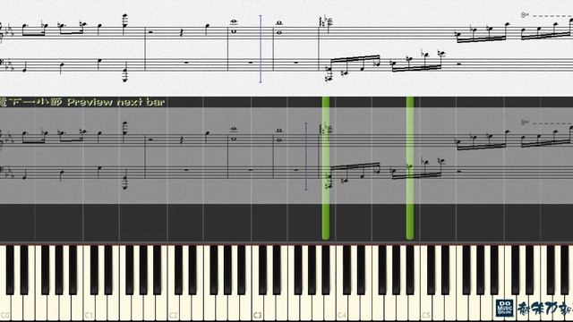 Alice in Musicland, 初音ミク Hatsune Miku (Piano Tutorial) Synthesia 琴譜 Sheet Music смотреть онлайн