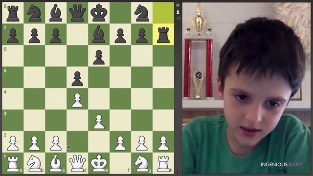 Chess Beginning Basics Explained by a Six-year-old Marin Scholastic Chess Champion | Ingenious Baby смотреть онлайн