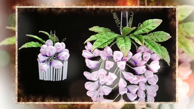 Канзаши. Как сделать фантазийные цветы IV смотреть онлайн