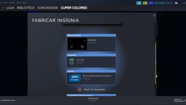 Fabricando Insígnia Na STEAM - Cyberhunt