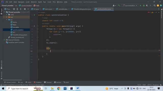 Synchronization method in java | Synchronization Statement in java | why we synchronization in java смотреть онлайн