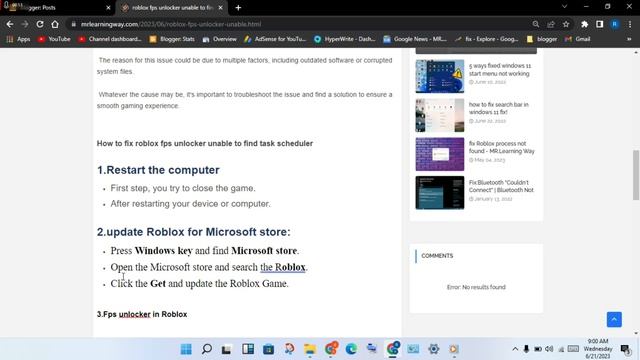 How to fix roblox fps unlocker unable to find task scheduler смотреть онлайн