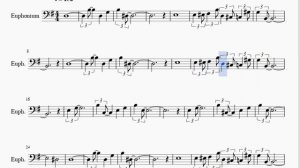 Euphonium Sheet Music: How to play Take the A Train by Billy Strayhorn