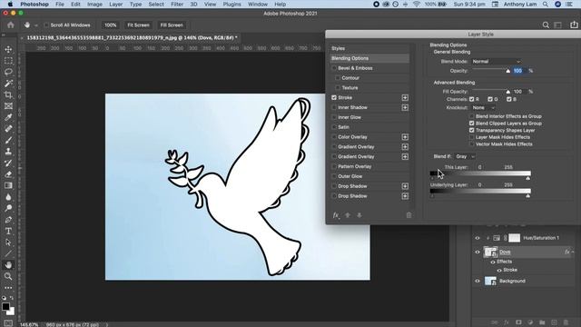 How To Turn Pictures Into Outlines | Photoshop 2021 Tutorial смотреть онлайн