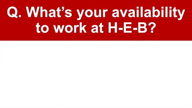 H-E-B Interview Questions and ANSWERS! (How to PASS an H-E-B Job Interview!) смотреть онлайн