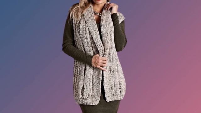 DIY ✂ Вязаные жилеты/ 40 идей/ Женские жилеты смотреть онлайн