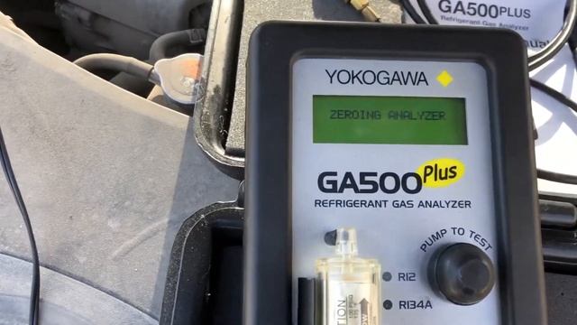 Yokogawa Ga 500 Plus тест фреона R134a