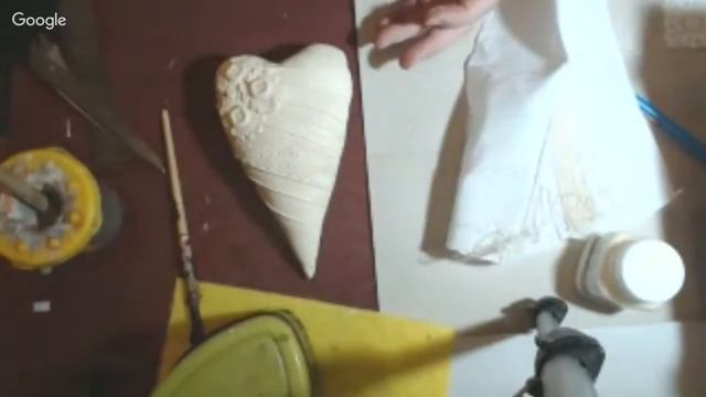 Сердечко в технике грунтованный текстиль смотреть онлайн
