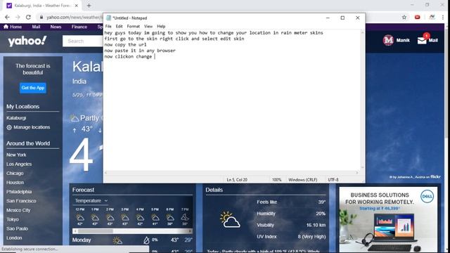 How to change weather location on rainmeter skins. смотреть онлайн