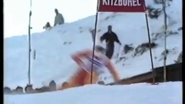 Daniel Mahrer wins downhill (Kitzbühel 1989) смотреть онлайн