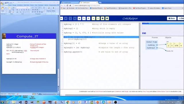 Basic Array Operations смотреть онлайн