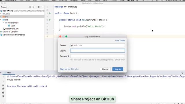 IntelliJ IDEA | How to share a Java project to GitHub смотреть онлайн