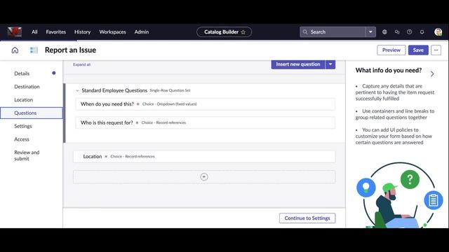 How to create catalog item through catalog builder | ServiceNow смотреть онлайн