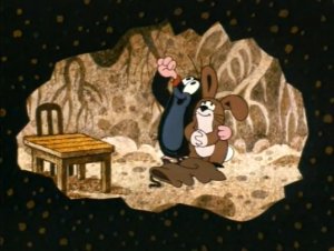 Крот и зайчонок