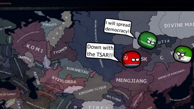 Russian Reunification - HOI4 TNO timelapse смотреть онлайн