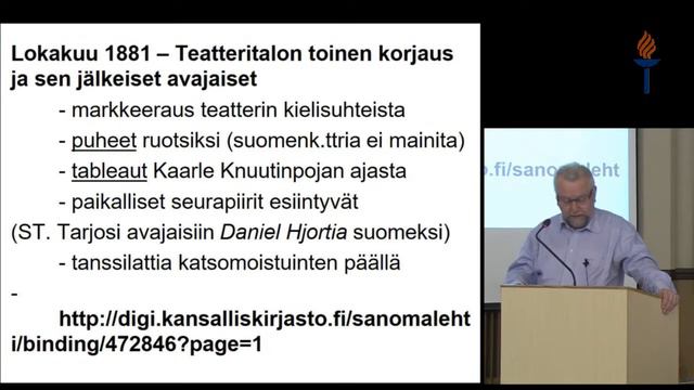 Kulttuuripoliittiset jännitteet Viipurin teatterielämässä 1880-1940, dos. Pentti Paavolainen смотреть онлайн
