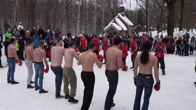 Кулачный бой стенка на стенку / Russian fist fighting смотреть онлайн