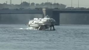 Теплоходы на подводных крыльях "Метеор"