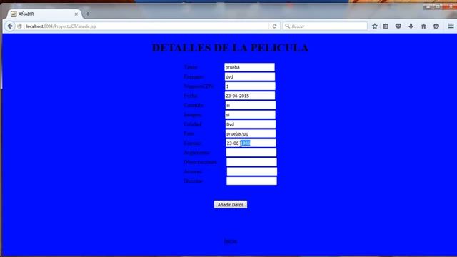 2º proyect using only java custom tag (for Asogestic) смотреть онлайн