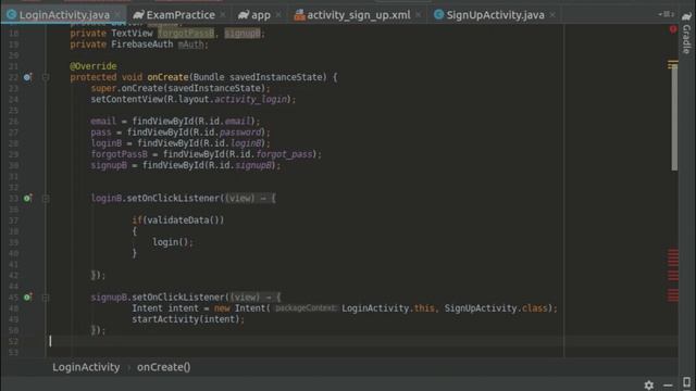 How to make Quiz APP in Android Studio | Part 7 | Login смотреть онлайн