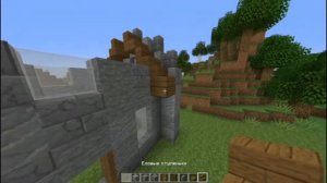 Мини замок в Minecraft.