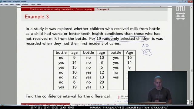 Lect.10E: Bootstrap Confidence Intervals, Two-Sample, Including Example Lecture 10 смотреть онлайн