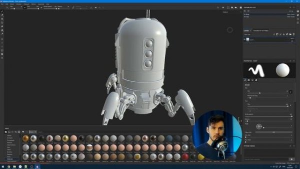Substance Painter 2021 Для Начинающих | Часть 1 - Основы интерфейса | Перевод на русском