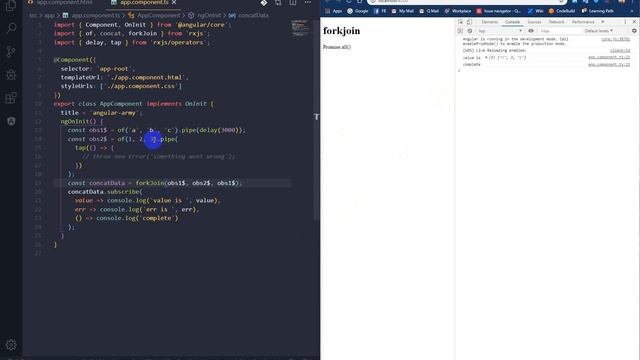 18 - forkJoin | Rxjs Tutorial In Arabic смотреть онлайн