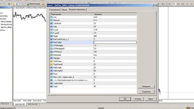 Загрузка и настройка советника ВаНГок 888м Downloading and configuring the WaNGok_888m смотреть онлайн