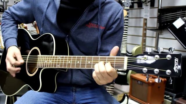 Homage LF-401-C. Недорогая акустическая гитара смотреть онлайн