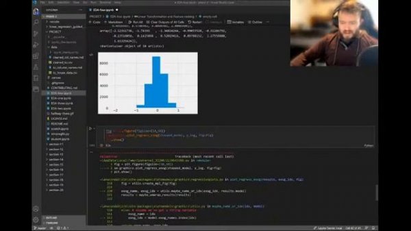 Linear regression analysis in Python to predict housing prices