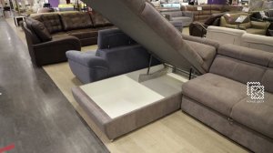 Угловой диван-кровать SOLANA Стоун