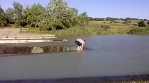 Плотина на канале возле с.Петровское Харьковская обл.