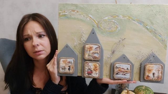 102. Оформление вышитых миниатюр городской серии от Алисы. Вышивка крестом. Пять оформленных работ смотреть онлайн