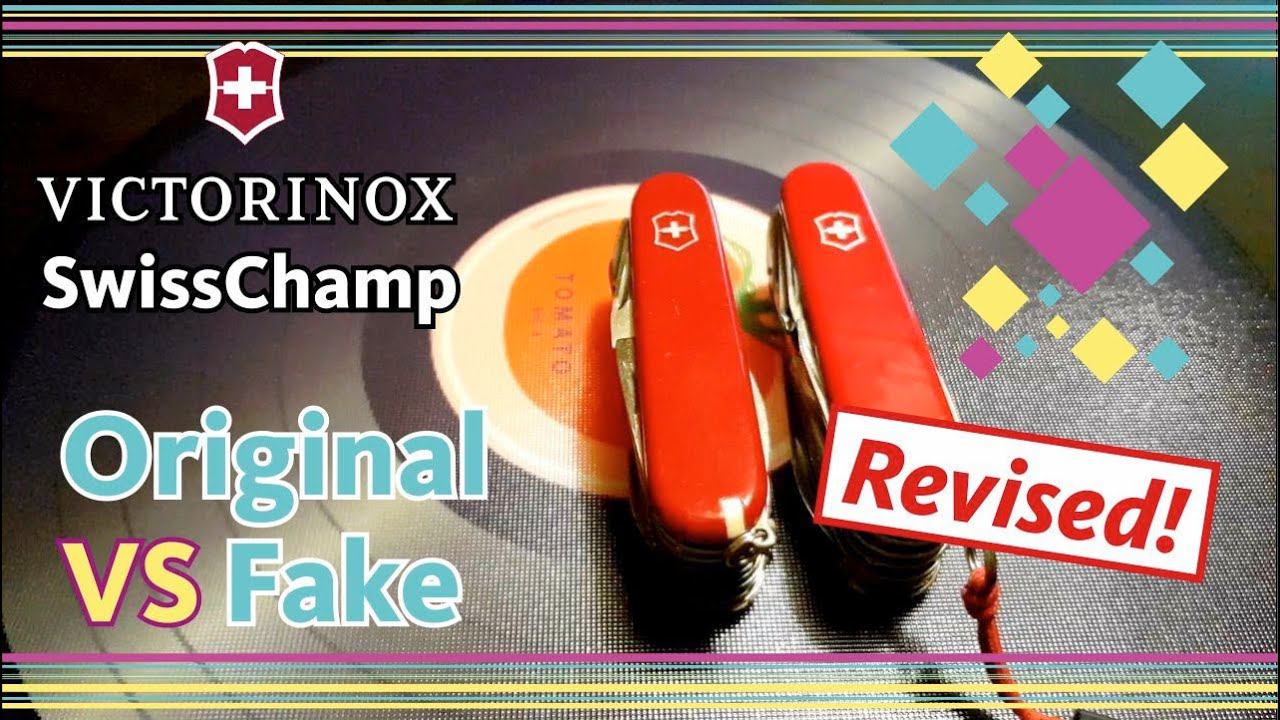 Victorinox Swisschamp: Сравнение оригинала и китайской подделки NEW! // Original Vs Fake