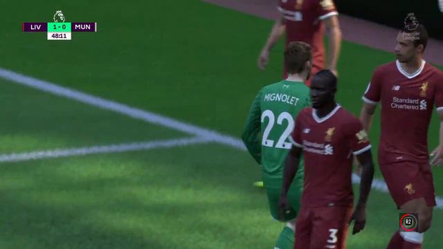 FIFA 18 Liverpool vs Manchester united 1x0 3 смотреть онлайн