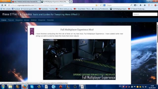 ME3 TWEAKS COMO INSTALAR MODS